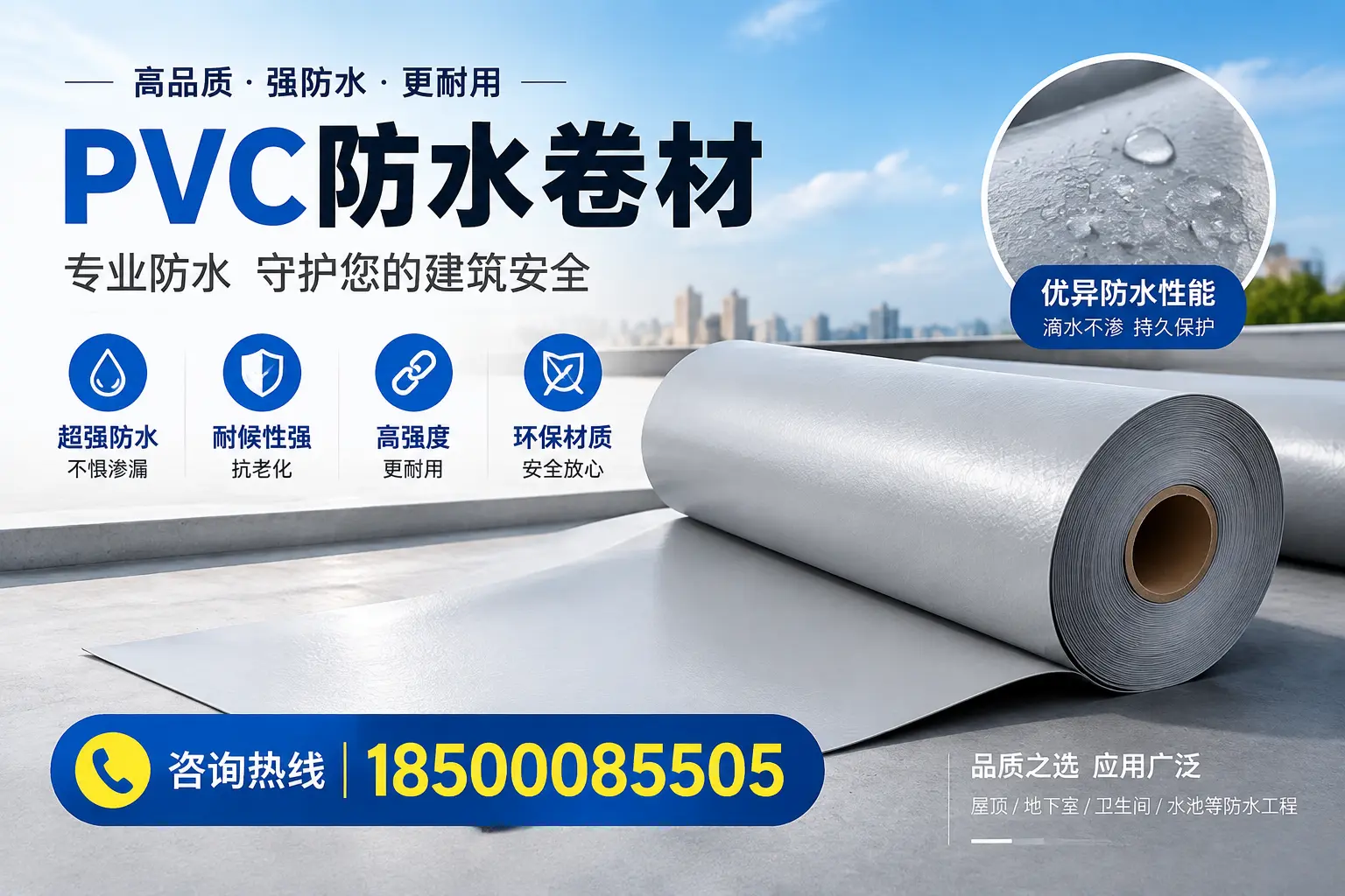 阿坝地区pvc防水卷材的市场现状与发展趋势